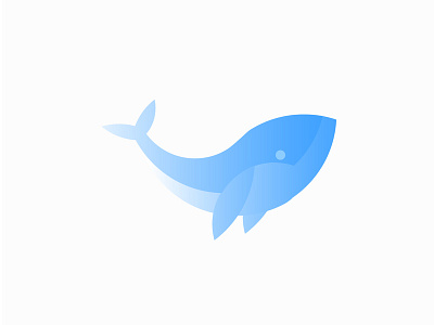 Whale branding design illustration logo vector