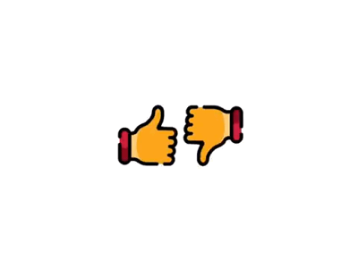 a drawing of a thumbs up gif