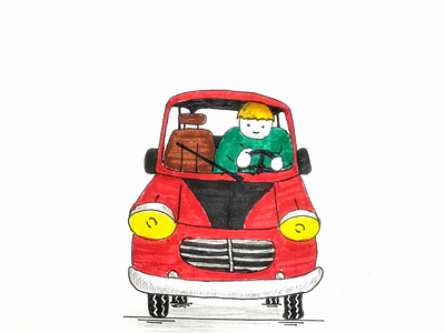Day 8 #minicar #100DaysOfSketching art car colours illustration mini car sketch