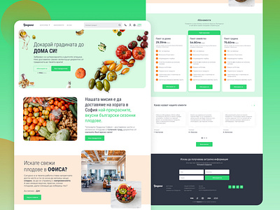 Grocery Shopping Web Concept