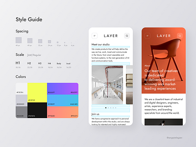 Style Guide — Mobile app