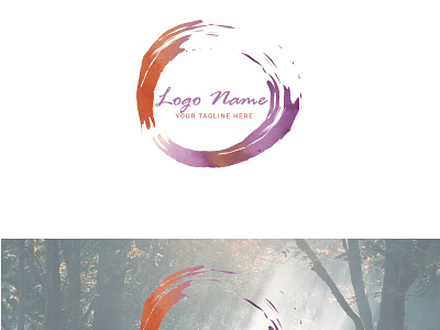 Water color Logo Design