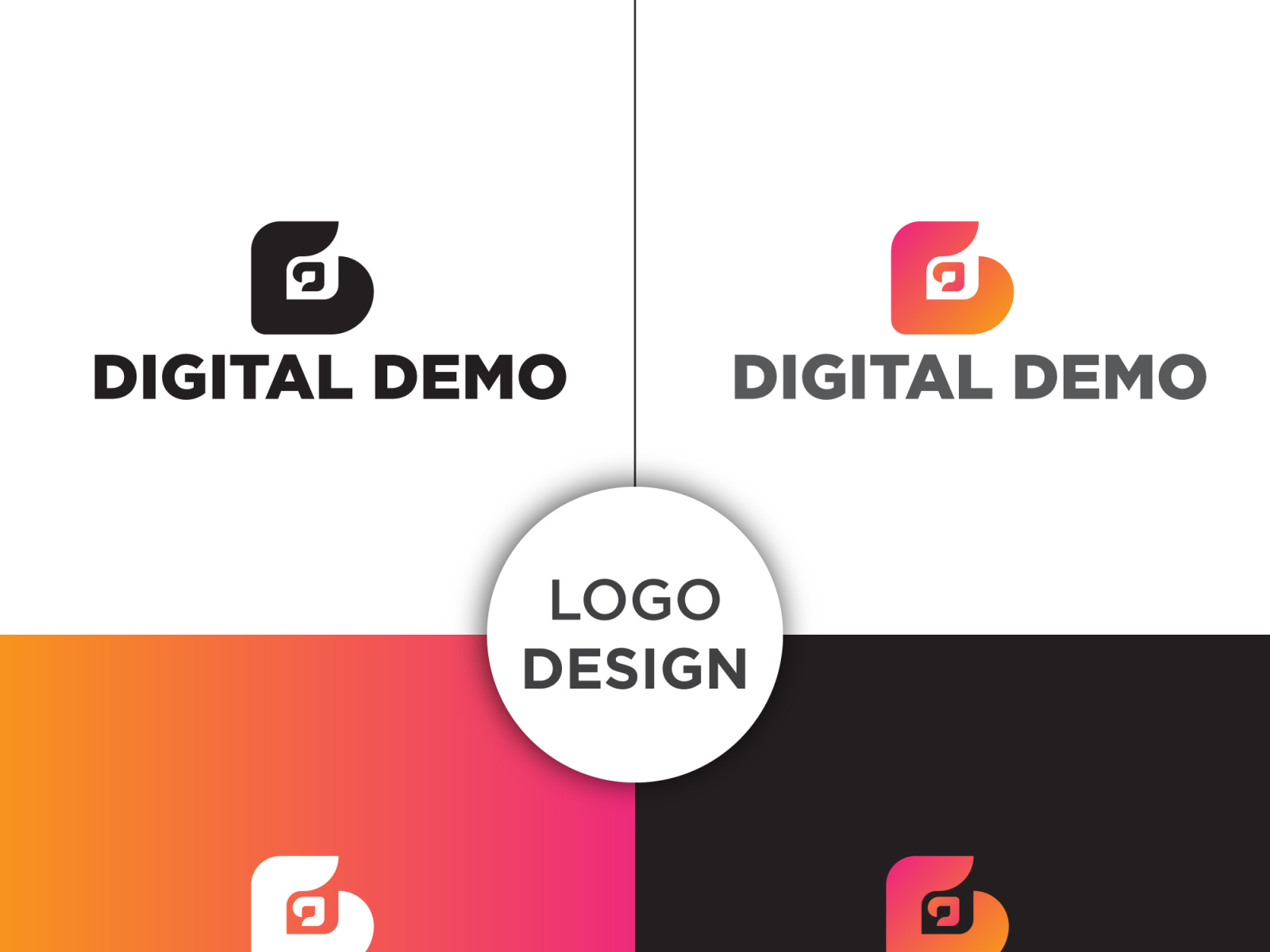 Digital Demo Logo by Sapan Pal on Dribbble