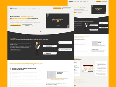 Refonte site internet Declique adobe xd industry ui ux webdesign website