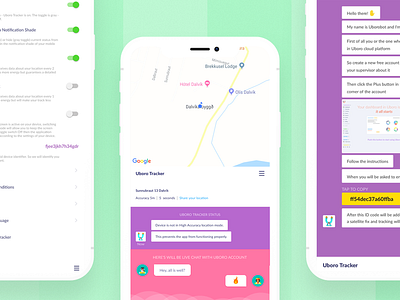 Tracker App Interface Design app design illustration ui ux