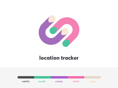 Tracker App Design Logo app branding design icon illustration logo vector