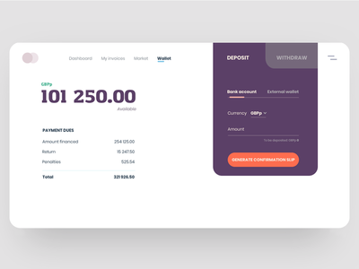 Wallet app design illustration typography ui ux vector web website