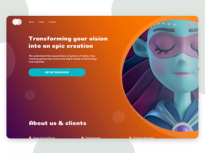 Zitrunn design illustration typography ui ux vector web website