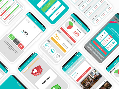 iOS & Android App for learning English adobe xd android app design app design interaction design ios app