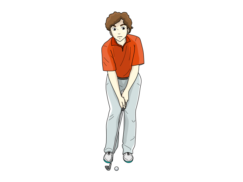 Fourth Round Golf: Chipping Animation 2 animation anime ball cartoon chipping ghibli golf manga sports