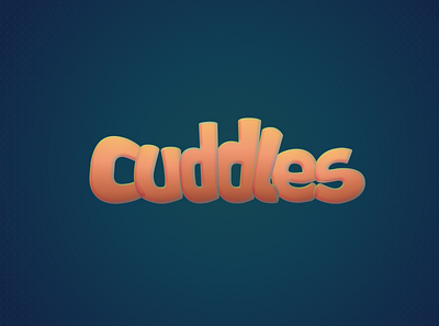cuddles 3d affinity designer branding design icon illustration logo sketch ui ux vector