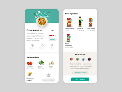 Recipe App - Ingredients