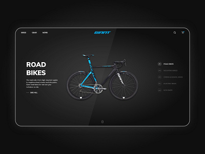 Giant Bikes Website Redesign (Concept)