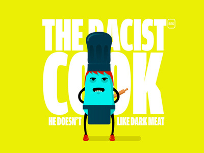 The Racist Cook character cook hat illustration racist