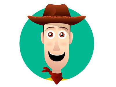 Toy Story in 2d 2d character cowboy draw illustration pixar story toy woody