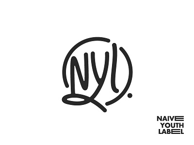 Naive Youth Label branding label logo music