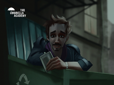 Dumpster Klaus says Hi #umbrellaacademy