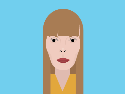 Joni icon illustration joni joni mitchell music portrait vector