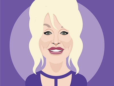 Dolly Parton country music diva dolly dolly parton dollywood illustation music portrait vector