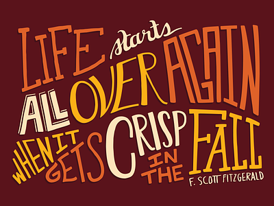 Fall Lettering autumn fall hand lettering lettering letters november october quote type typography