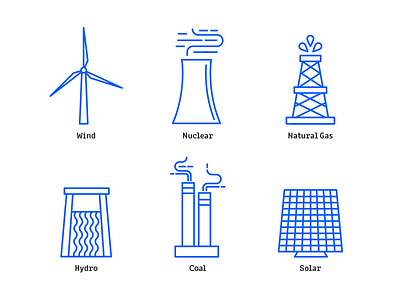 Energy Icons city energy icons illustration vector web