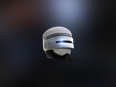 Robocop helmet icon photoshop robocop