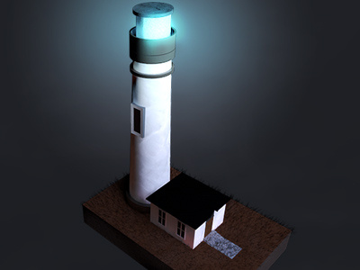 Lighthouse 3 cinema4d lighthouse photoshop