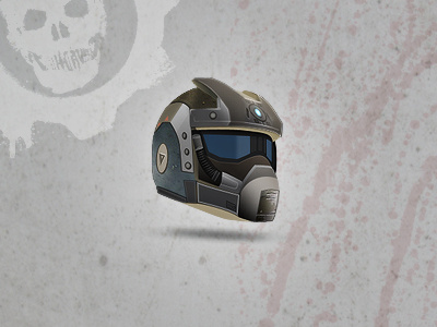 gears of war carmine helmet