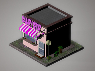 Candy Shop cinema 4d icon