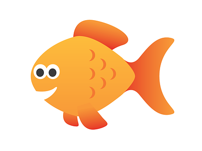 Springtime Kids Goldfish animals goldfish illustration kids logo vector