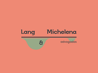 Lang & Michelena Advogadas brand identity branding design graphic design logo typography