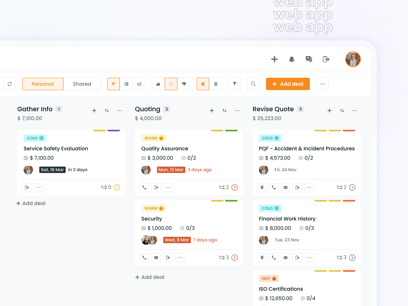 CRM for insurance
 - Illustration 2