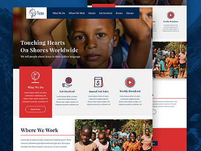 The Tide missions non profit web design