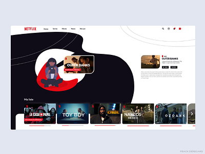Landing Page - Netflix conception ux création de sites web forme netflix sinscrire ui uidesign ux web éléments