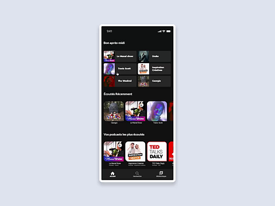 Redesign Spotify - Mobile App adobe xd application clean conception conception ux design designer mobile music music app spotify ui uidesign ux uxdesign