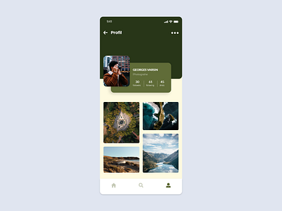 Daily UI 006 -  User Profil