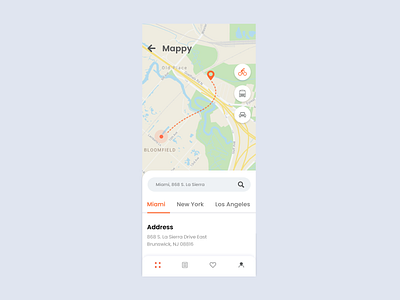 Daily UI 020  -  Location Tracker