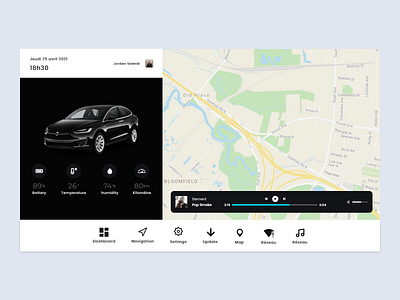 Daily UI 034 - Car Interface