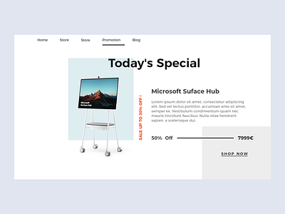 Daily UI 036 - Special Offer adobe xd adobexd clean daily daily 100 challenge daily ui daily ui 036 dailyui dailyuichallenge design design ui microsoft special offer surface surface design