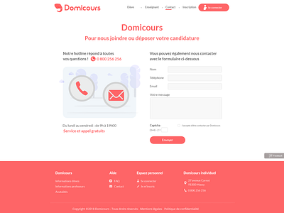 Domicoours Contact