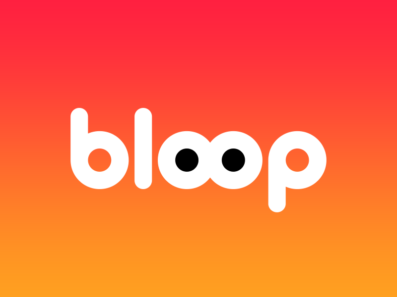 Bloop gradient logo