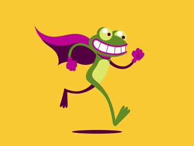 Superfrog 2d game superfrog vector