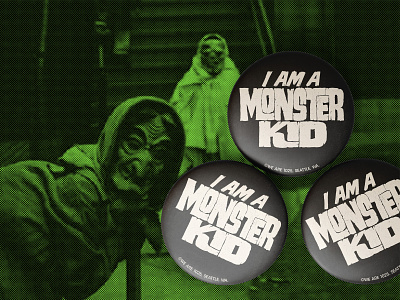 Monster Buttons buttons fiend club halloween handlettering lettering monsters texture type typography