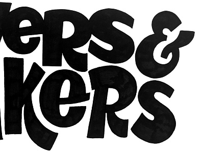 Movers & Shakers hand lettering hand lettering hand type lettering movers movers and shakers shakers sharpie