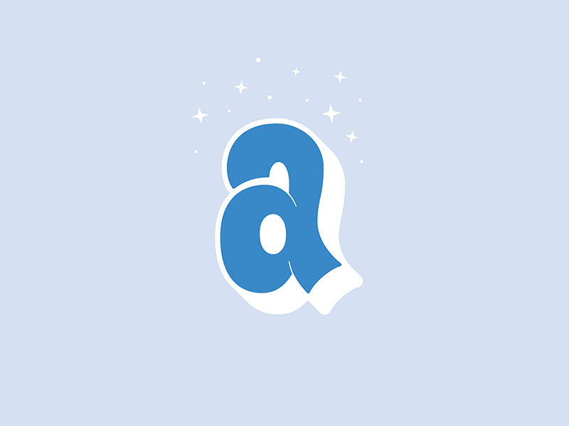 A sparkles typography a 36 days of type