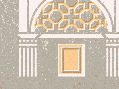 Arch illustration texture