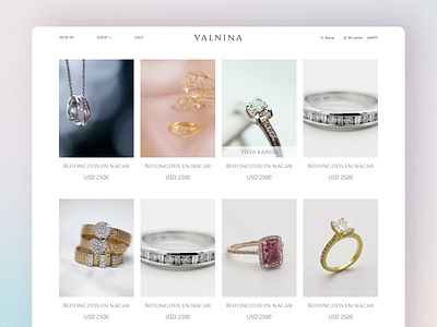 Valnina Store design eccomerce interface ui uiuxdesign ux