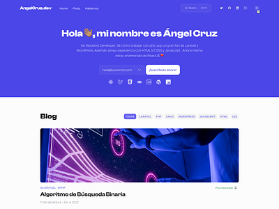 Ángel Cruz - Personal Site & Portfolio