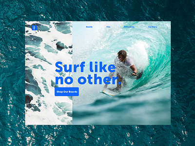 Daily UI #3 - Landing Page 100 days of ui aesthetic daily ui design interface design minimal surf surfing ui ui design web web design