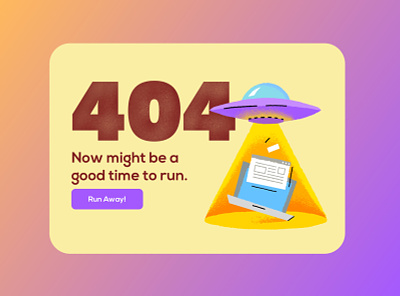 Daily UI #8 - 404 Page 100 days of ui 404 daily ui design digital design illustration interface design minimal ui design web web design